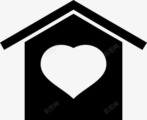 家家甜蜜的家爱图标svg_新图网 https://ixintu.com 家 家甜蜜的家 爱 爱家