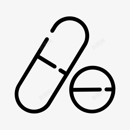 药品卫生注射器图标svg_新图网 https://ixintu.com 卫生 注射器 药品