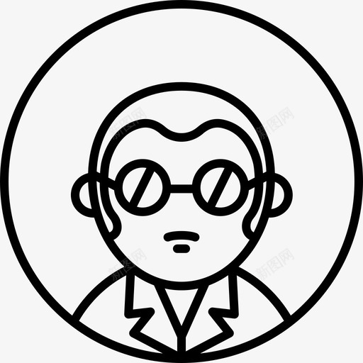 人化身线飞船图标svg_新图网 https://ixintu.com 人 化身线飞船