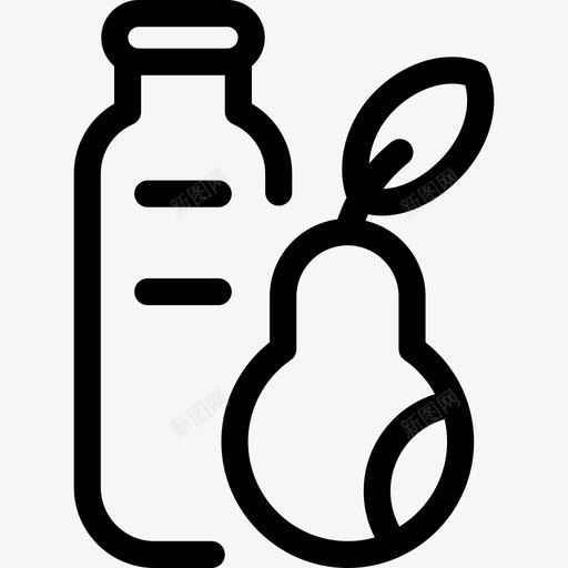 饮食健康线工艺线性图标svg_新图网 https://ixintu.com 健康线工艺 线性 饮食