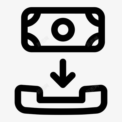 用现金充值电话帐户现金转账图标svg_新图网 https://ixintu.com 现金 用现金充值电话帐户 电话帐户 转账 通用电线图标包