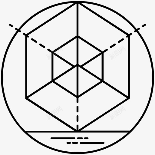 三维建模三维显示三维曲面图标svg_新图网 https://ixintu.com 三维建模 三维显示 三维曲面 虚拟现实 设计和开发线矢量图标