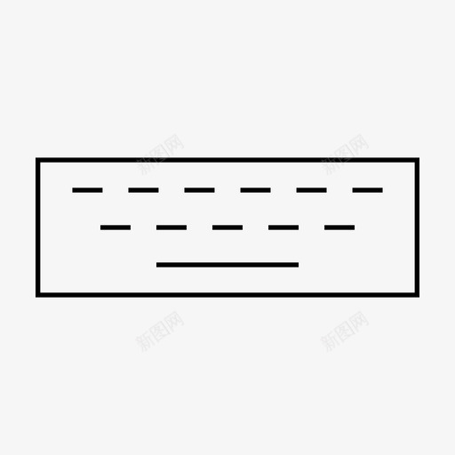 键盘打字工作图标svg_新图网 https://ixintu.com 工作 打字 用户界面 网络 键盘