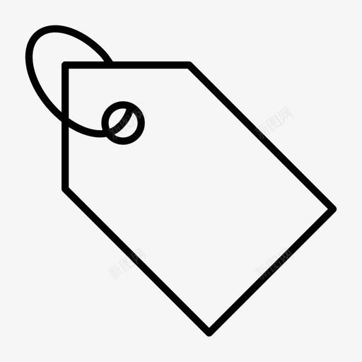 标签价格价签图标svg_新图网 https://ixintu.com 价格 价签 普通用户界面1瘦 标签 购物