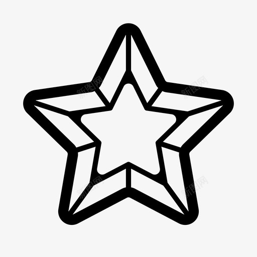 星星石宝石图标svg_新图网 https://ixintu.com 宝石 星星石