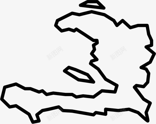海地加勒比海国家图标svg_新图网 https://ixintu.com 加勒比海 国家 岛屿 海地 港口 王子