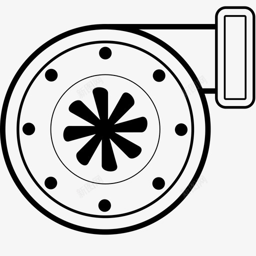 风机描线svg_新图网 https://ixintu.com 风机描线 线性