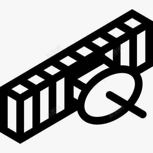 信号接收器技术线性等距装置图标svg_新图网 https://ixintu.com 信号接收器 技术 线性等距装置