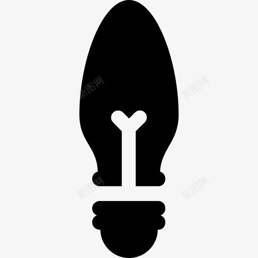 带灯丝的灯泡技术灯泡填充图标svg_新图网 https://ixintu.com 带灯丝的灯泡 技术 灯泡填充