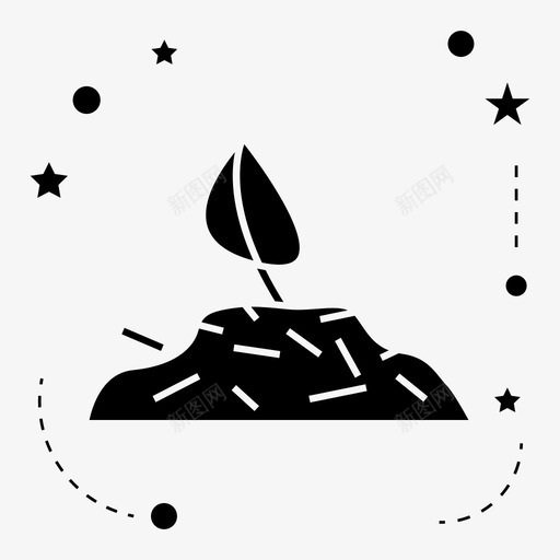 生长生物量清洁图标svg_新图网 https://ixintu.com 有机 清洁 生物量 生长 能源