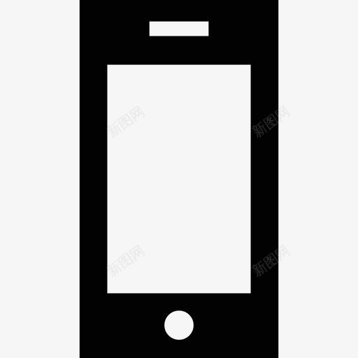 智能手机技术基本填充图标svg_新图网 https://ixintu.com 基本填充图标 技术 智能手机