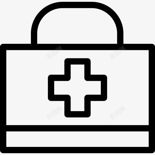 急救箱医疗病毒收集图标svg_新图网 https://ixintu.com 医疗 急救箱 病毒收集