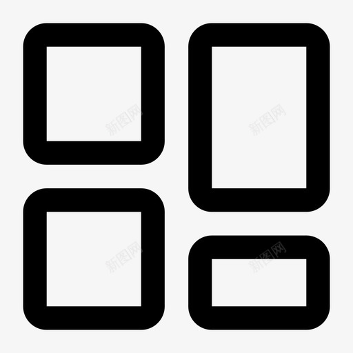 list_1svg_新图网 https://ixintu.com list_1 方正 线性 单色