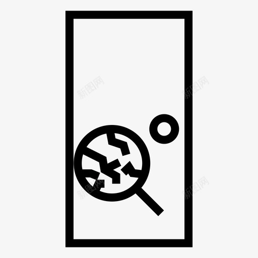 门建筑装修图标svg_新图网 https://ixintu.com 家居装修 建筑 搜索 服务 装修 门