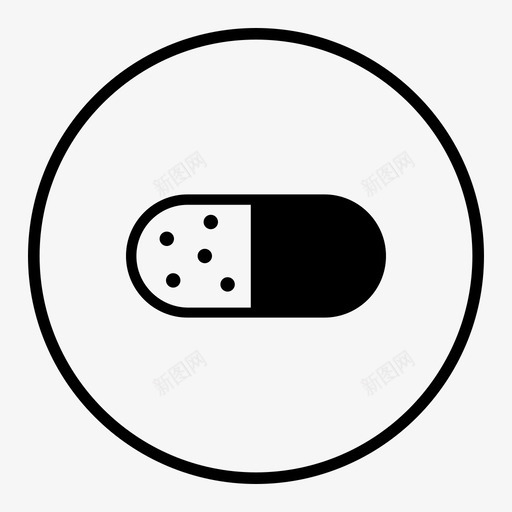 片剂药品健康图标svg_新图网 https://ixintu.com 健康 医疗箱 片剂 美卡龙 药丸 药品