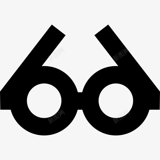 眼镜安全科学大胆的笔触图标svg_新图网 https://ixintu.com 安全 眼镜 科学大胆的笔触