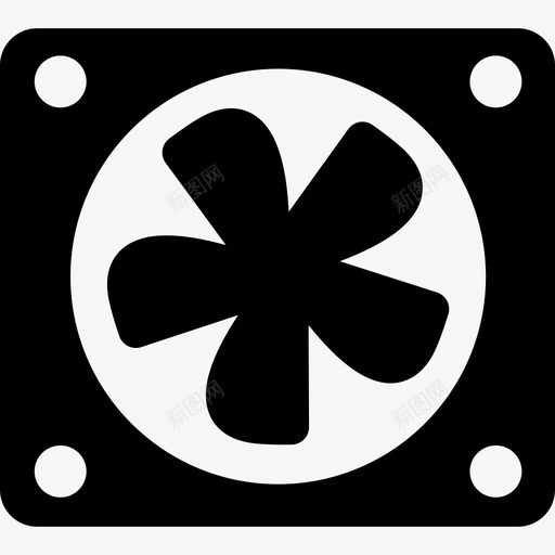 计算机风扇技术硬件计算机图标svg_新图网 https://ixintu.com 技术 硬件计算机 计算机风扇