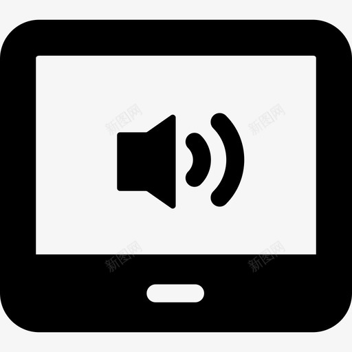 IPad技术媒体和声音图标svg_新图网 https://ixintu.com IPad 媒体和声音 技术