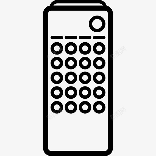 远程控制技术详细设备图标svg_新图网 https://ixintu.com 技术 详细设备 远程控制