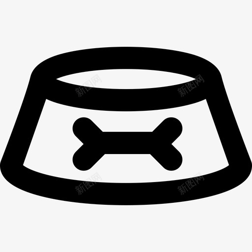 狗粮在家直系图标svg_新图网 https://ixintu.com 在家 狗粮 直系
