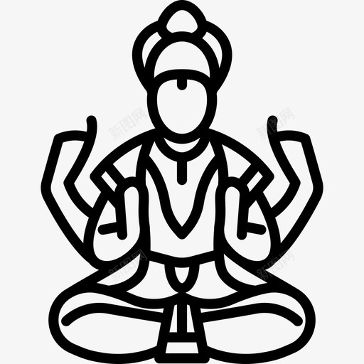 苏里亚印第安纳线性图标svg_新图网 https://ixintu.com 印第安纳 线性 苏里亚