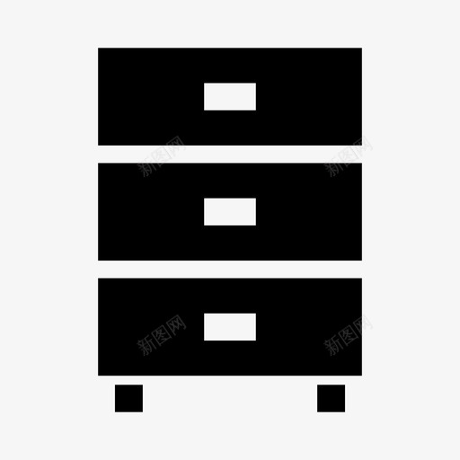 衣柜箱子家具图标svg_新图网 https://ixintu.com 家具 开发用户界面图标 木制 桌子 箱子 网页设计 衣柜