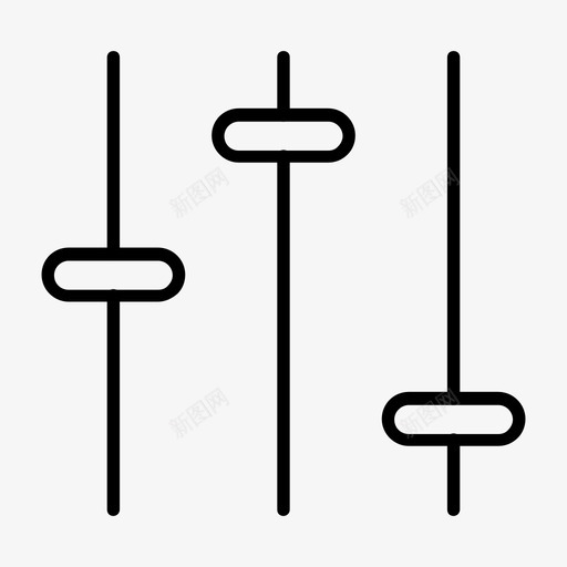 用户界面参数首选项图标svg_新图网 https://ixintu.com 参数 工具图标 用户界面 设置 首选项
