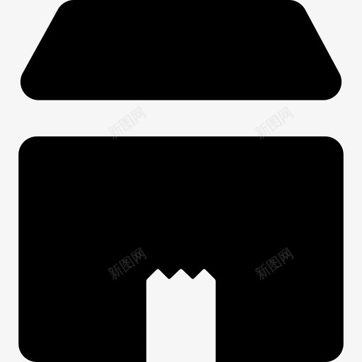 包装箱装运和手动填充图标svg_新图网 https://ixintu.com 包装箱 装运和手动填充