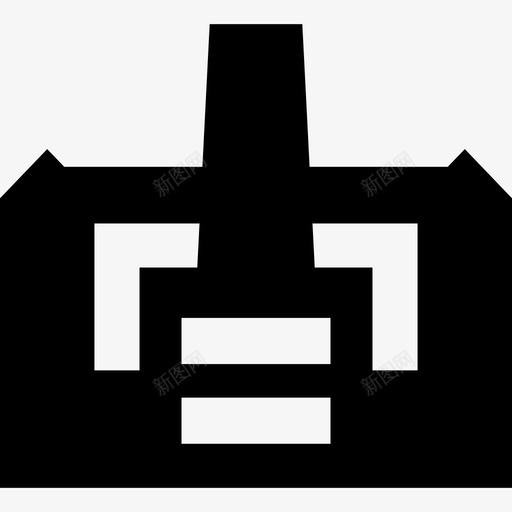 工厂建筑物厂房图标svg_新图网 https://ixintu.com 厂房 工厂 建筑物