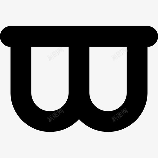 瓦皮形状希腊符号图标svg_新图网 https://ixintu.com 希腊符号 形状 瓦皮