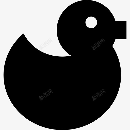 鸭子动物宠物店的填充物图标svg_新图网 https://ixintu.com 动物 宠物店的填充物 鸭子