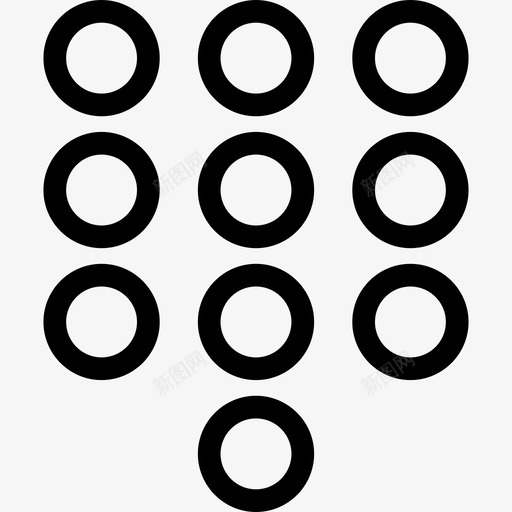 焊盘编号形状基本设置图标svg_新图网 https://ixintu.com 基本设置 形状 焊盘编号