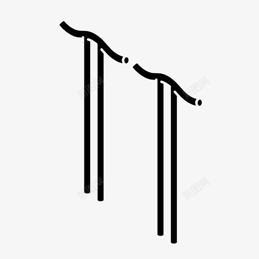 自行车架自行车锁图标svg_新图网 https://ixintu.com 储物 安全 自行车 自行车架 锁