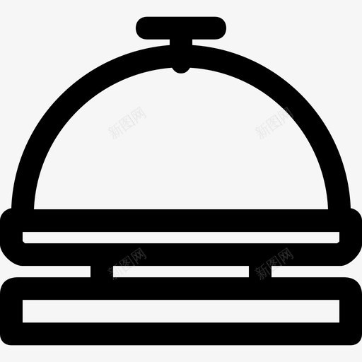 服务铃图标响应可靠svg_新图网 https://ixintu.com 叫餐铃 可靠 图标响应 服务铃