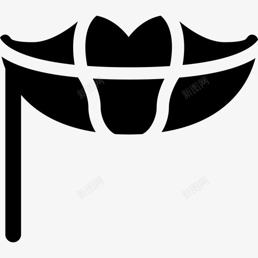 口罩狂欢节和派对填充物图标svg_新图网 https://ixintu.com 口罩 狂欢节和派对填充物