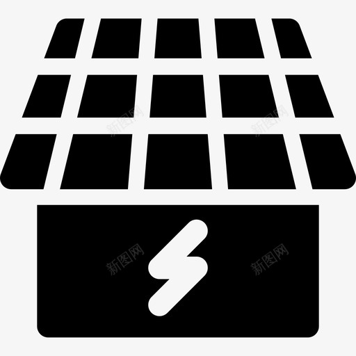 太阳能充满智能家居图标svg_新图网 https://ixintu.com 充满智能家居 太阳能
