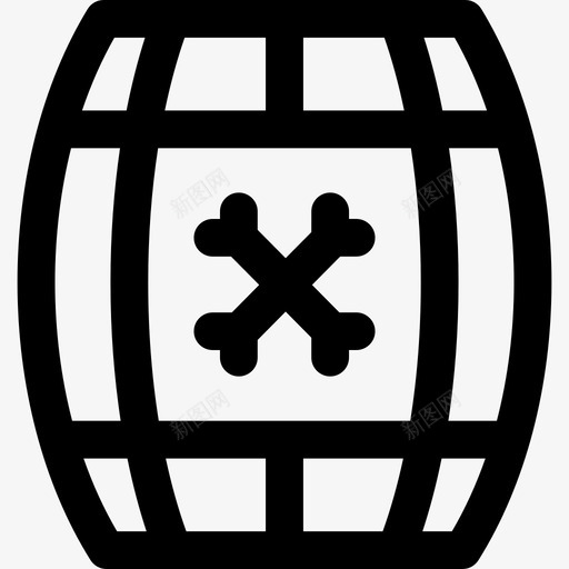 火药海盗直系图标svg_新图网 https://ixintu.com 海盗 火药 直系