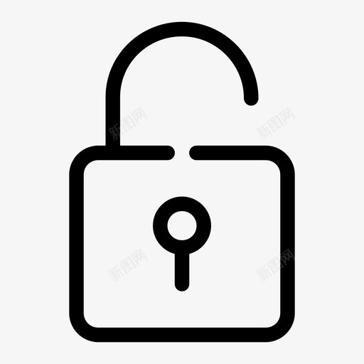 解锁加密开放图标svg_新图网 https://ixintu.com 加密 安全 开放 开放聊天 解锁 通用用户界面2差距媒体