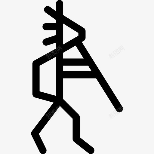 科科佩利人美国部落的象征图标svg_新图网 https://ixintu.com 科科佩利人 美国部落的象征
