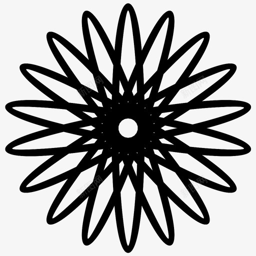 花漂亮植物图标svg_新图网 https://ixintu.com 植物 漂亮 花