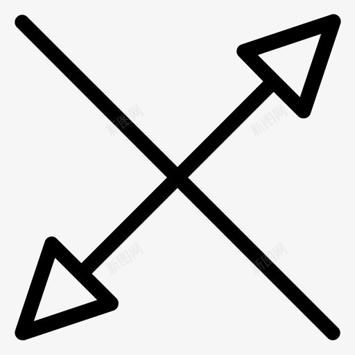光标交叉调整大小单击指针图标svg_新图网 https://ixintu.com 光标交叉调整大小 单击 指针 瘦ui光标