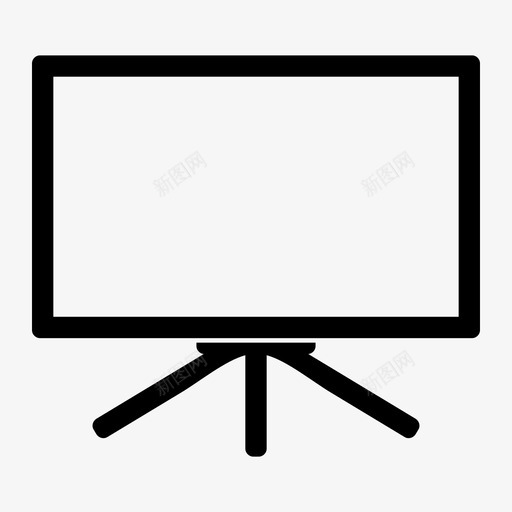 板投影板学校图标svg_新图网 https://ixintu.com 学校 广告 投影板 板 白板 营销