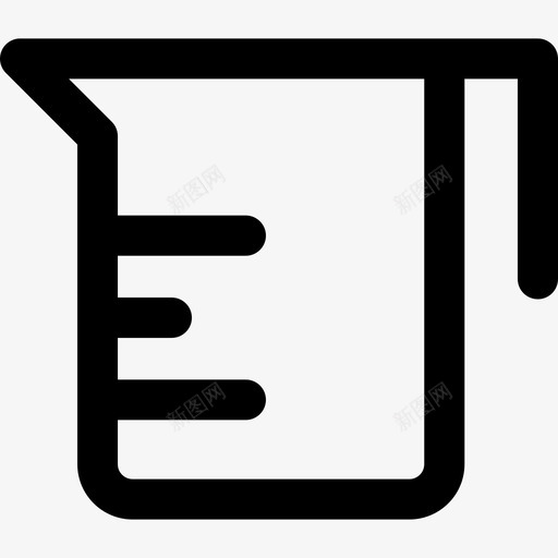 测量罐子食物和烹饪线性图标svg_新图网 https://ixintu.com 测量罐子 线性 食物和烹饪