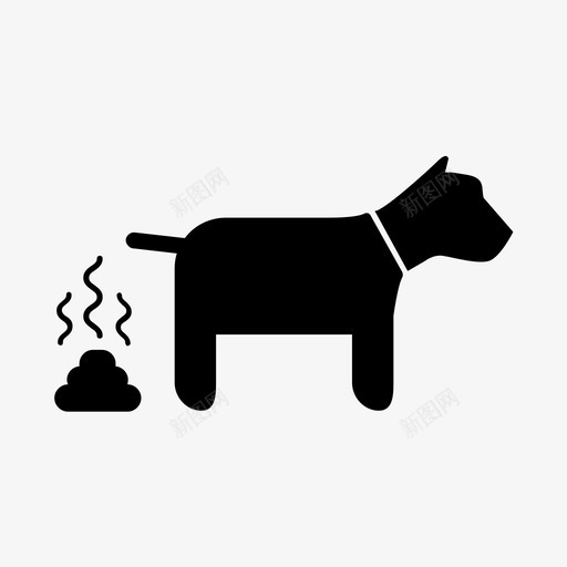 狗屎动物狗狗图标svg_新图网 https://ixintu.com 动物 大便 宠物 狗屎 狗狗