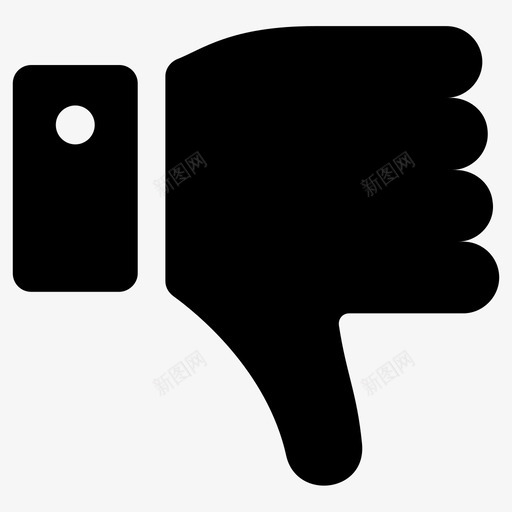 否定拒绝反对图标svg_新图网 https://ixintu.com 不喜欢 反对 否定 拒绝