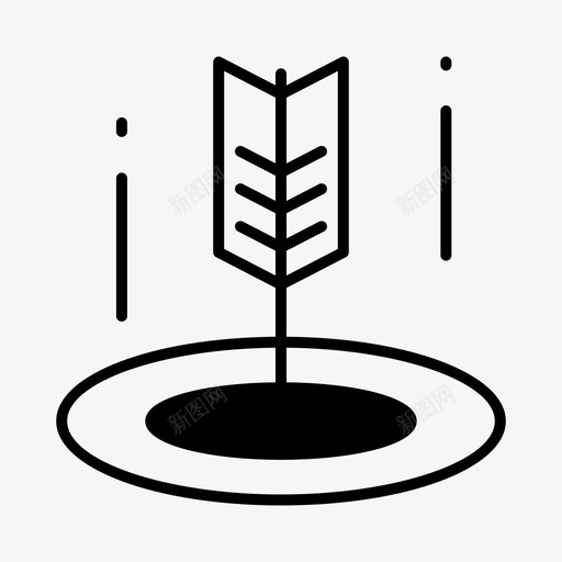 目标业务财务图标svg_新图网 https://ixintu.com 业务 启动 目标 营销 财务 销售