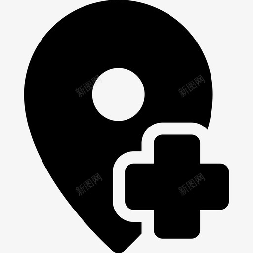 添加位置地图和位置填充图标svg_新图网 https://ixintu.com 地图和位置填充 添加位置