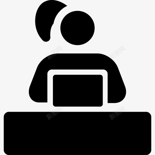 女人充满女人节图标svg_新图网 https://ixintu.com 充满女人节 女人