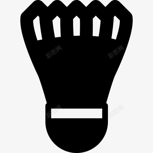 羽毛球公鸡运动学校元素图标svg_新图网 https://ixintu.com 学校元素 羽毛球公鸡 运动