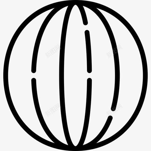西瓜口香糖糖果和糖果直链图标svg_新图网 https://ixintu.com 直链 糖果和糖果 西瓜口香糖
